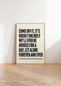 Heroes Print