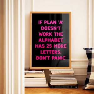 If Plan A Doesn't Work Print