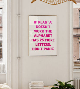 If Plan A Doesn't Work Print
