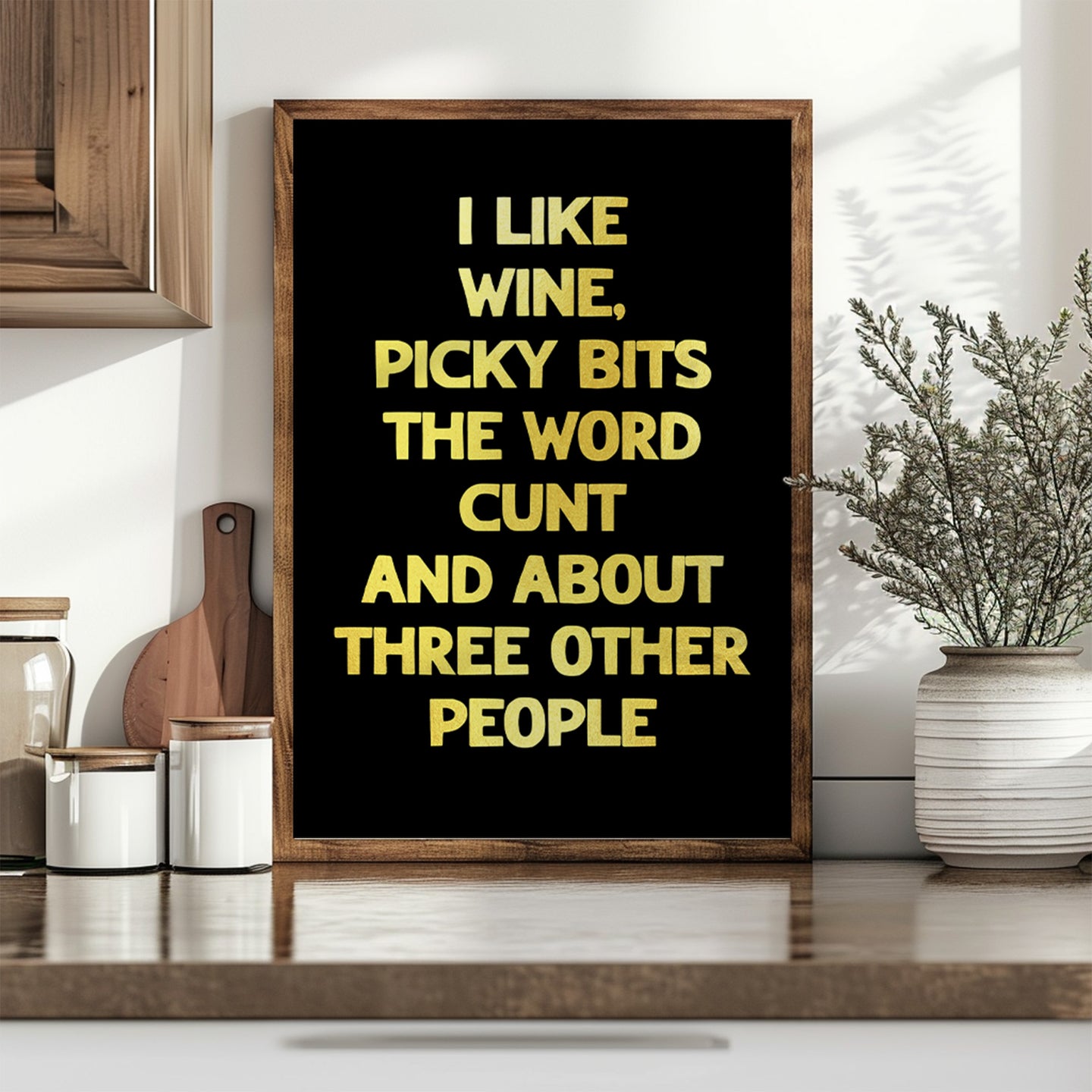 I Like Wine, Picky Bits Print