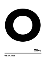 Load image into Gallery viewer, Personalised Letter &#39;O&#39; Foiled Print