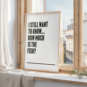 How Much Is The Fish Scooter Print