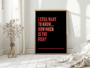 How Much Is The Fish Scooter Print