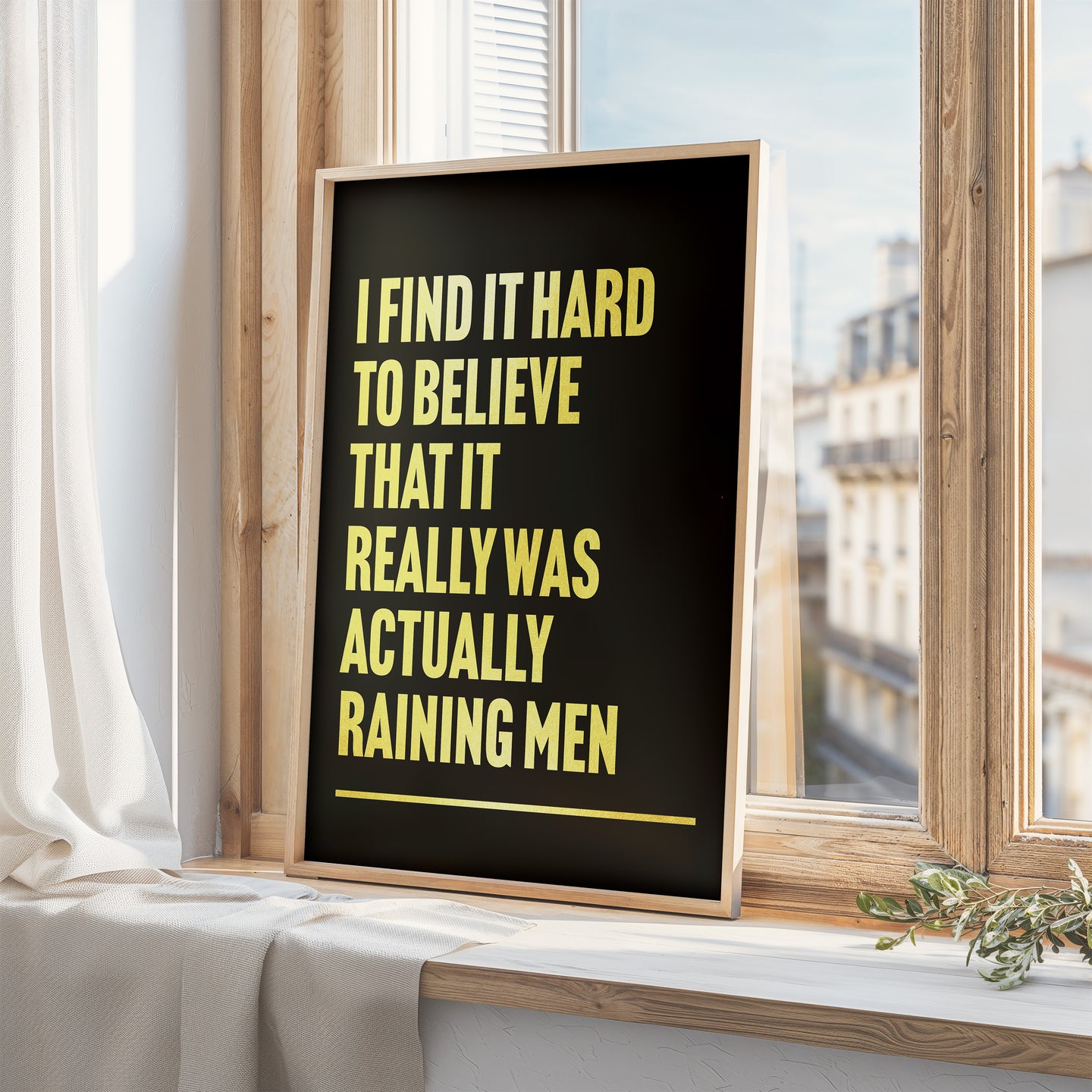 It's Raining Men Print