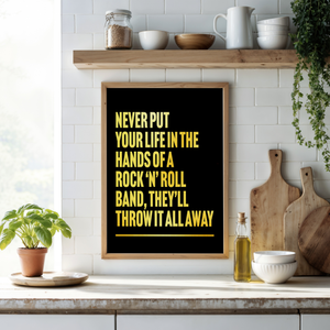 Don't Look Back In Anger Print