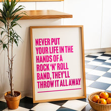 Load image into Gallery viewer, Don&#39;t Look Back In Anger Print
