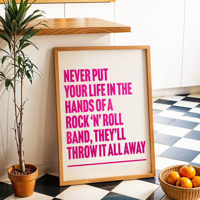 Don't Look Back In Anger Print