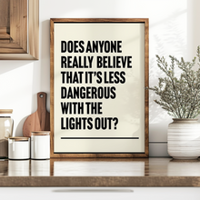 Load image into Gallery viewer, With The Lights Off Teen Spirit Print