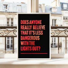 Load image into Gallery viewer, With The Lights Off Teen Spirit Print