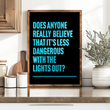 Load image into Gallery viewer, With The Lights Off Teen Spirit Print
