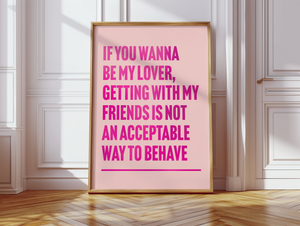 Wannabe Print