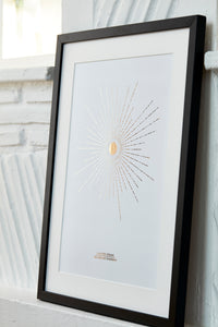 Starburst Morse Code Song Lyric Print