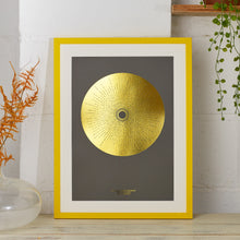 Load image into Gallery viewer, Solid Starburst Morse Code Song Lyric Print