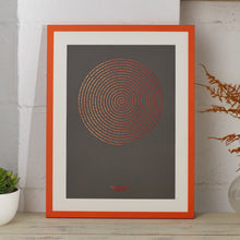 Load image into Gallery viewer, Spiral Morse Code Song Lyric Print