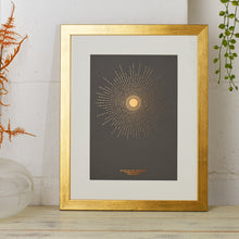 Load image into Gallery viewer, Starburst Morse Code Song Lyric Print