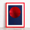 Solid Spiral Morse Code Song Lyric Print