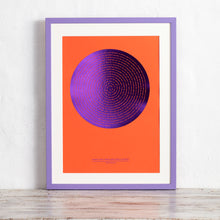 Load image into Gallery viewer, Solid Spiral Morse Code Song Lyric Print