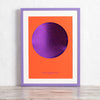 Solid Spiral Morse Code Song Lyric Print