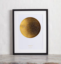 Load image into Gallery viewer, Solid Spiral Morse Code Song Lyric Print
