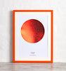 Solid Spiral Morse Code Song Lyric Print