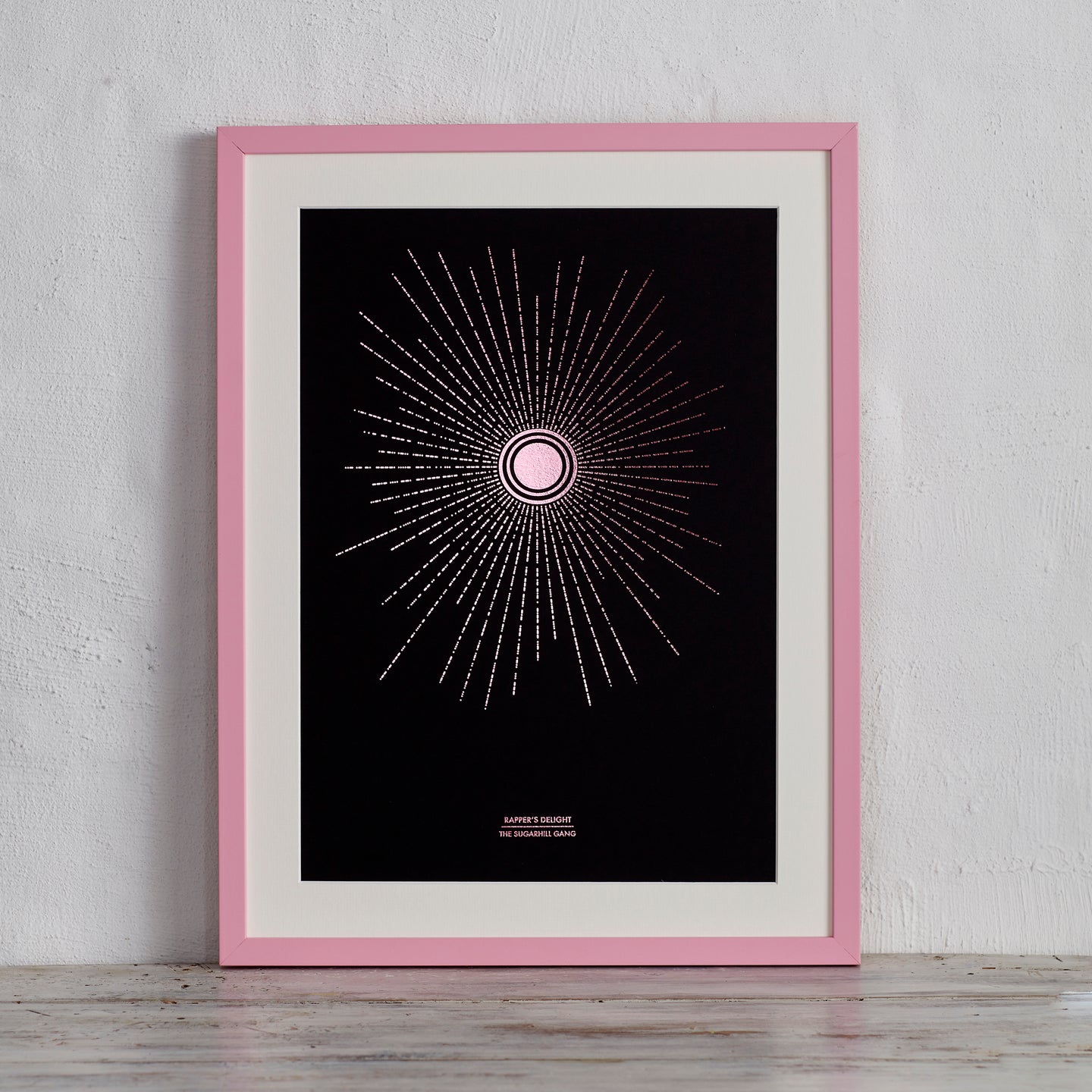 Starburst Morse Code Song Lyric Print