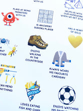 Load image into Gallery viewer, Personalised Illustrated Grandad Gift