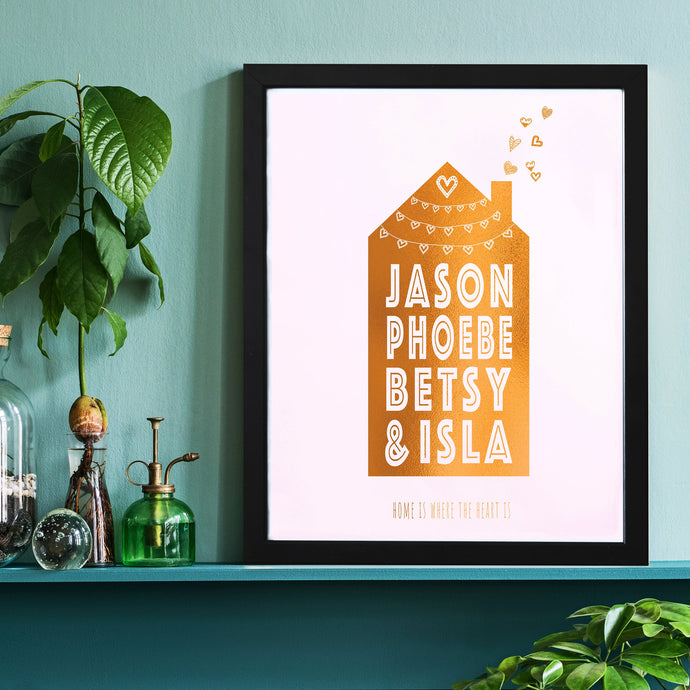 7th Copper Anniversary Home Print