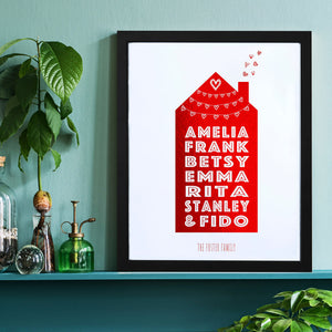 40th Ruby Anniversary Home Print