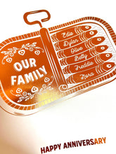 Load image into Gallery viewer, 7th Copper Wedding Anniversary Sardine Print