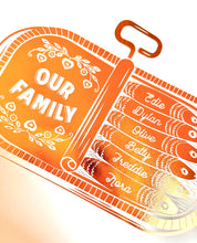 Load image into Gallery viewer, 7th Copper Wedding Anniversary Sardine Print