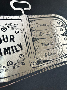 10th Tin Wedding Anniversary Print