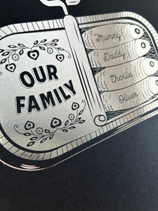 10th Tin Wedding Anniversary Print