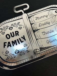 11th Steel Wedding Anniversary Sardine Print