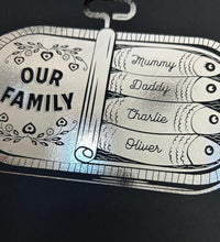 Load image into Gallery viewer, 11th Steel Wedding Anniversary Sardine Print